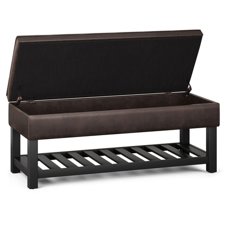Cosmopolitan - Storage Ottoman Bench With Open Bottom - view 35