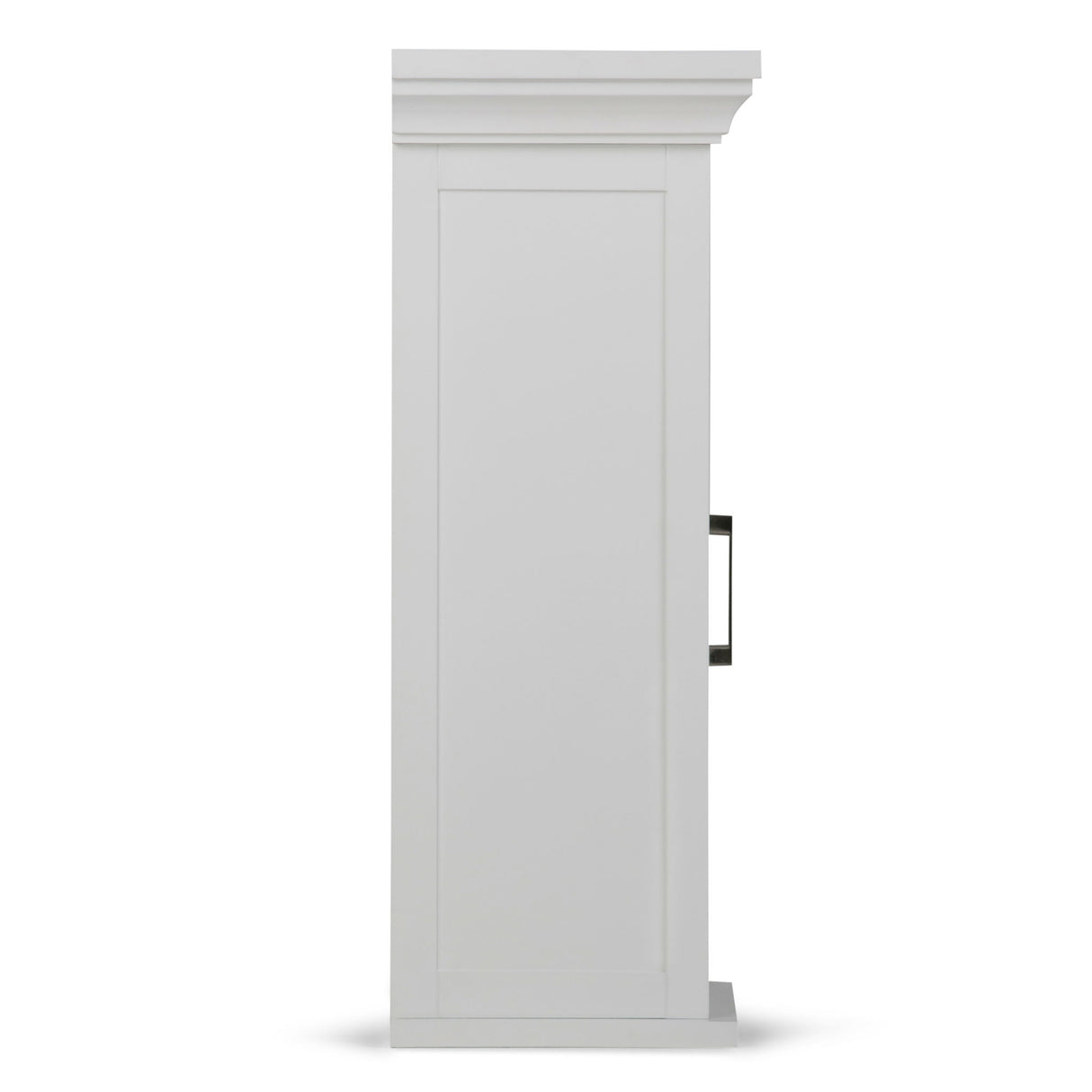 Avington - Single Door Wall Cabinet - Pure White by Simpli-Home | Bel Furniture