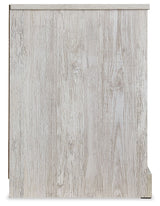 Paxberry - One Drawer Night Stand - Whitewash