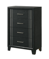 Charlie - Chest Black by Crown Mark | Bel Furniture
