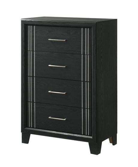 Charlie - Chest Black by Crown Mark | Bel Furniture