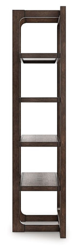 Breckington - Dark Brown - Bookcase by Signature Design by Ashley® | Bel Furniture