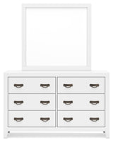 Binterglen - White - Dresser And Mirror by Signature Design by Ashley® | Bel Furniture