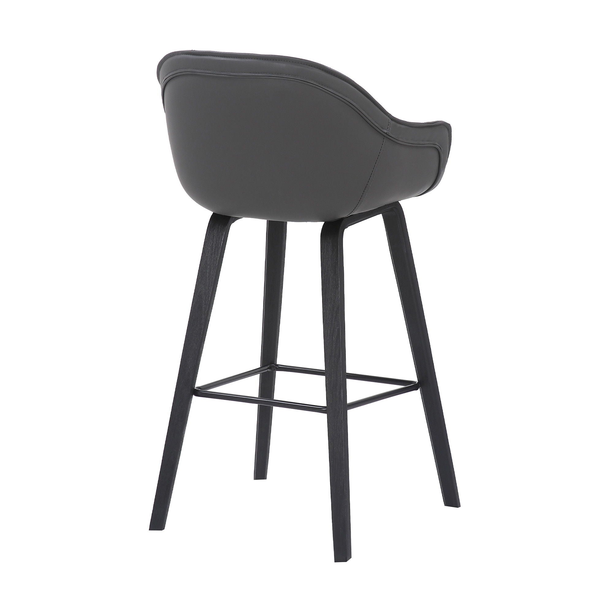 Iron Bar Height Bar Chair - Gray / Black