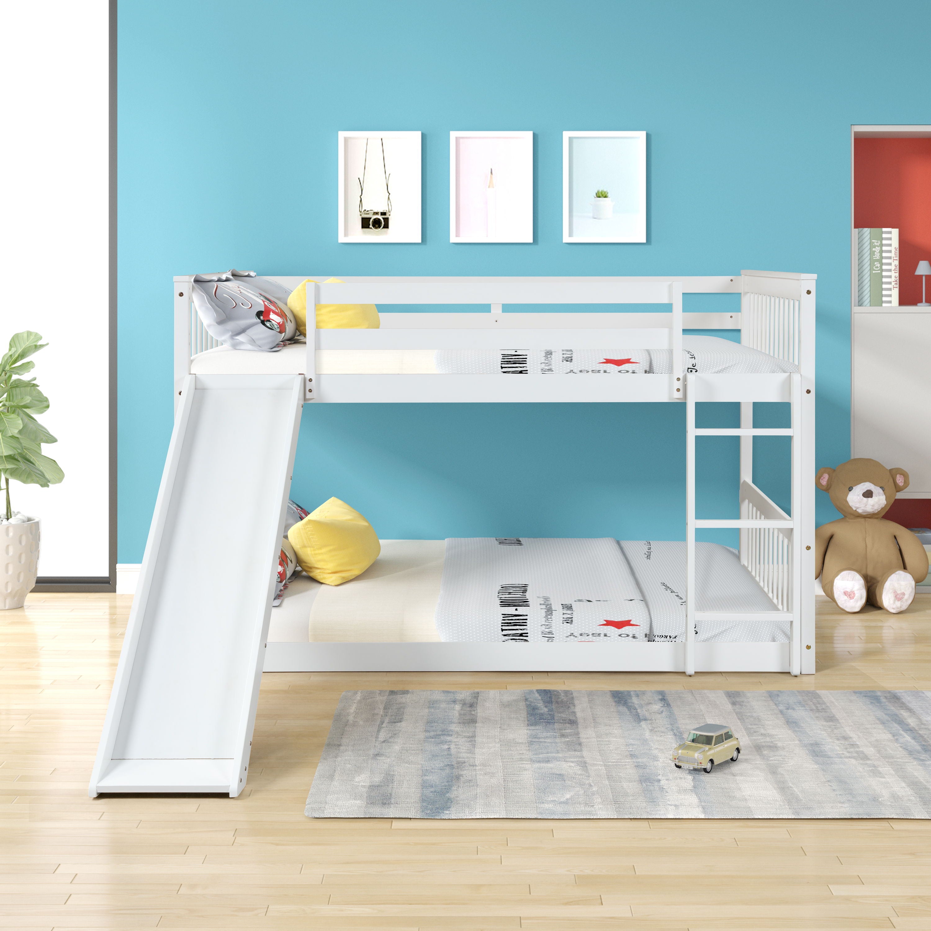 Bunk Bed With Slide And Ladder