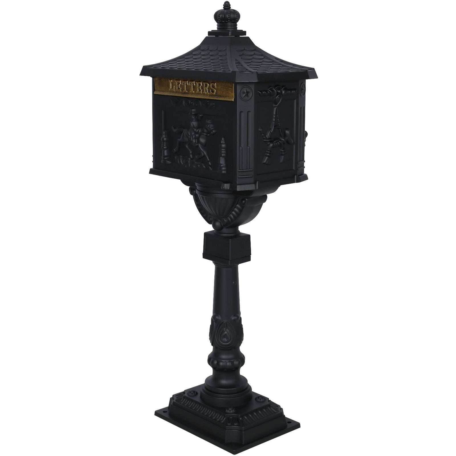 Cast Aluminum Mail Box, Postal Box, Mailbox