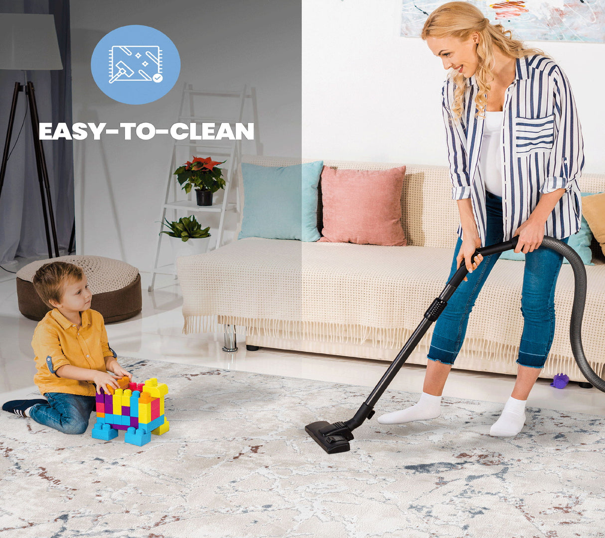 Marfi - Contemporary Area Rug