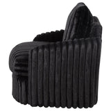 Sarco - Corduroy Upholstered Swivel Accent Arm Chair