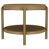 Arini - Round End Side Table With Storage Shelf by Coaster Fine Furniture | Bel Furniture