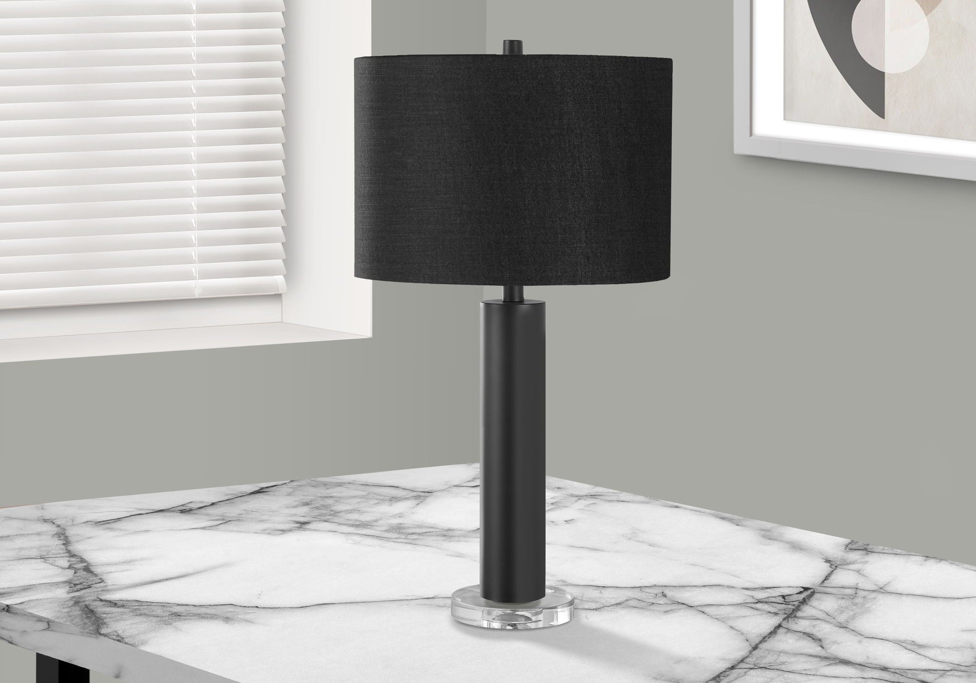 Lighting, Table Lamp, Contemporary - Black