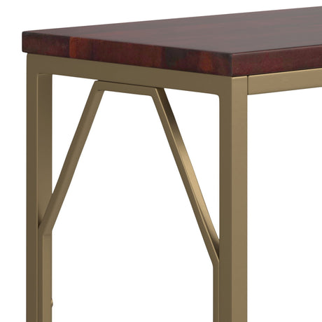 Selma - Handcrafted Metal And Wood Accent Table - view 14