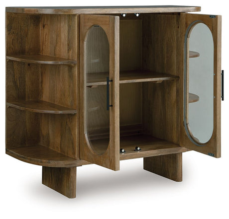 Niall - Accent Cabinet - Light Brown - view 6