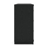 Kozmour - Six Drawer Dresser - Black / Brown