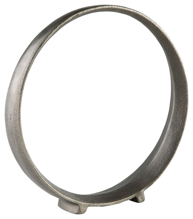 Ryandale - Sculpture Dark Gray 14''W x 3''D x 14''H 2 Pieces by Signature Design by Ashley® | Bel Furniture