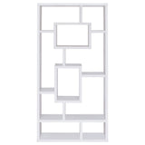 Corey 71-inch 8-shelf Bookshelf White