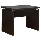 Skylar - L-Shape Desk With Mobile File Cabinet - Cappuccino