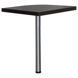 Skylar - L-Shape Desk With Mobile File Cabinet - Cappuccino
