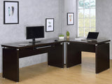 Skylar - Engineered Wood Writing Desk - Cappuccino