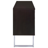 Lawtey - 5-Drawer Home Office Storage Credenza - Cappuccino