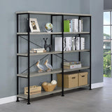 Analiese - 4-Shelf Double Bookshelf