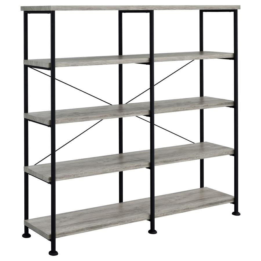 Analiese - 4-Shelf Double Bookshelf