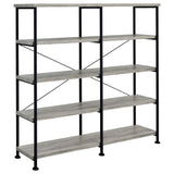 Analiese - 4-Shelf Double Bookshelf