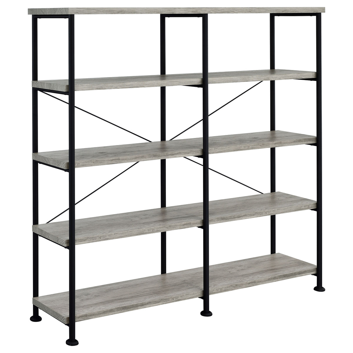 Analiese - 4-Shelf Double Bookshelf