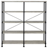 Analiese - 4-Shelf Double Bookshelf