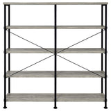 Analiese - 4-Shelf Double Bookshelf