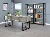 Analiese - 4-Shelf Double Bookshelf