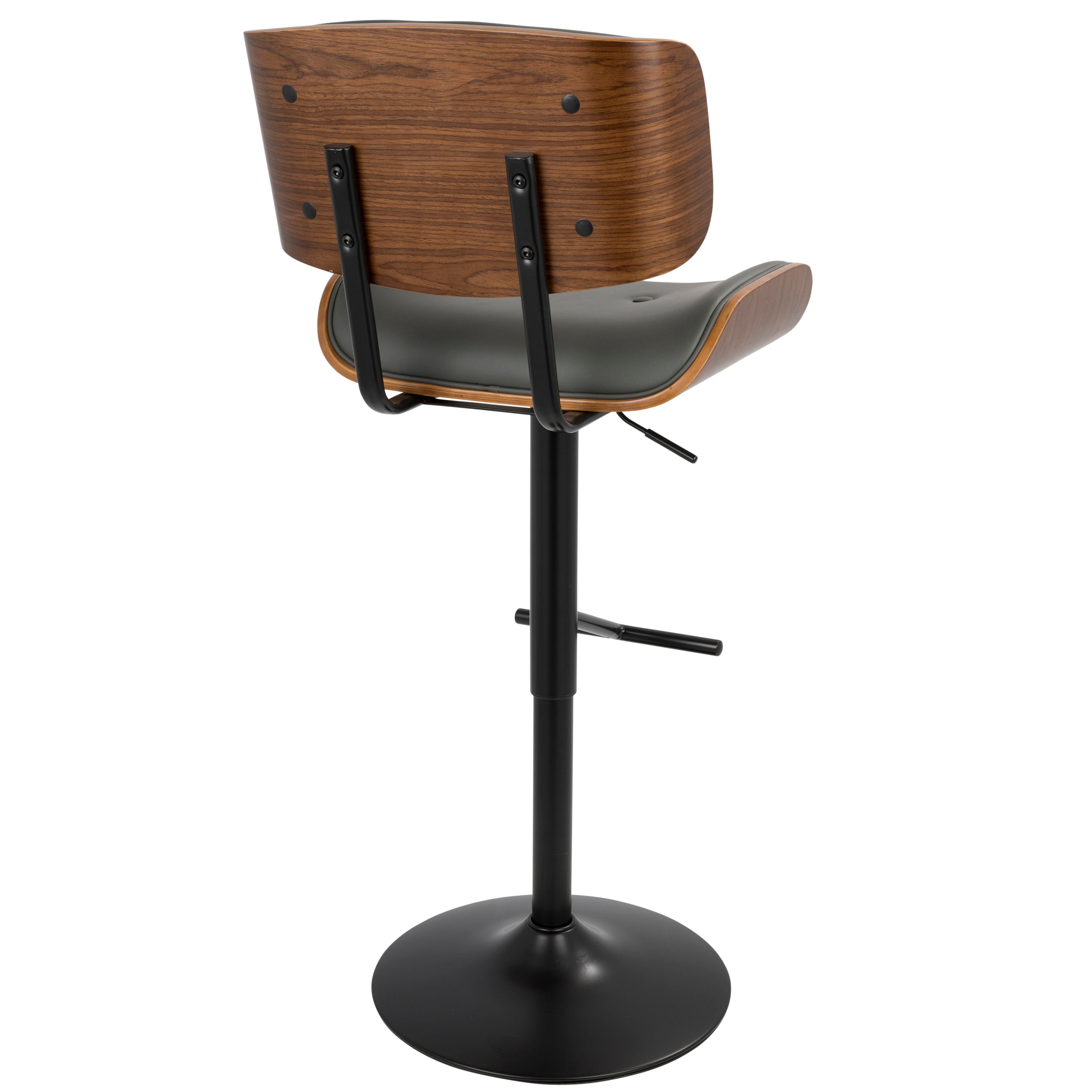 Lombardi - Mid Century Modern Adjustable Barstool