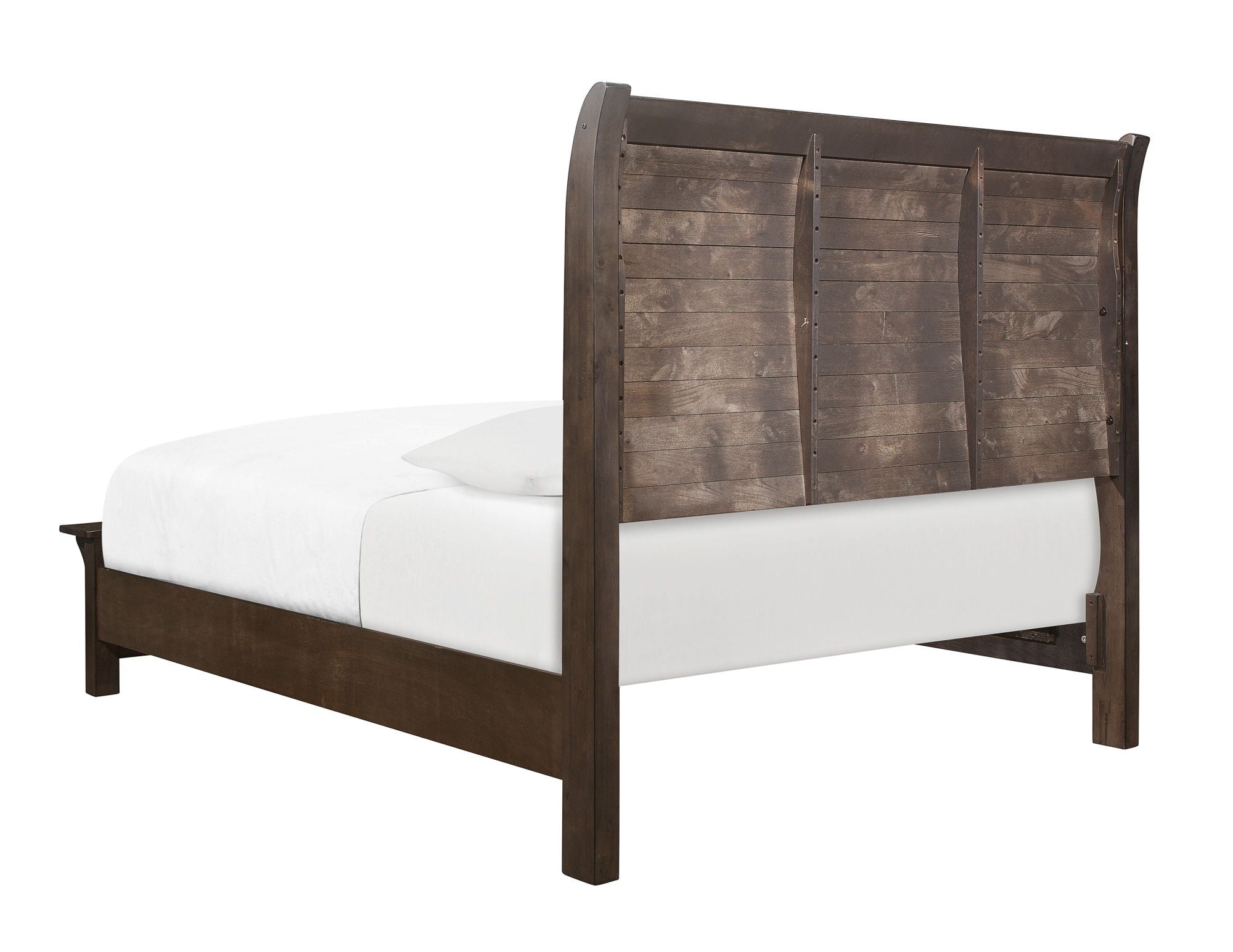 Verna - Queen Sleigh Bed - Brown