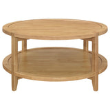 Camillo - Round Solid Wood Table by Coaster Fine Furniture | Bel Furniture