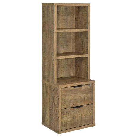 Westpark 3-Shelf Bookcase USB And Lockable Drawer