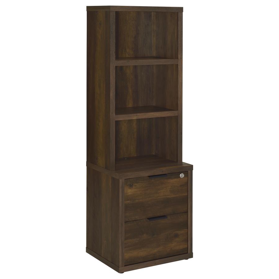 Westpark - 3-Shelf Bookcase USB And Lockable Drawer - Standard