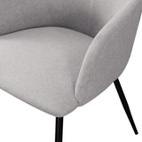 Contemporary Upholstered Woven Dining Chairs by Walker Edison | Bel Furniture