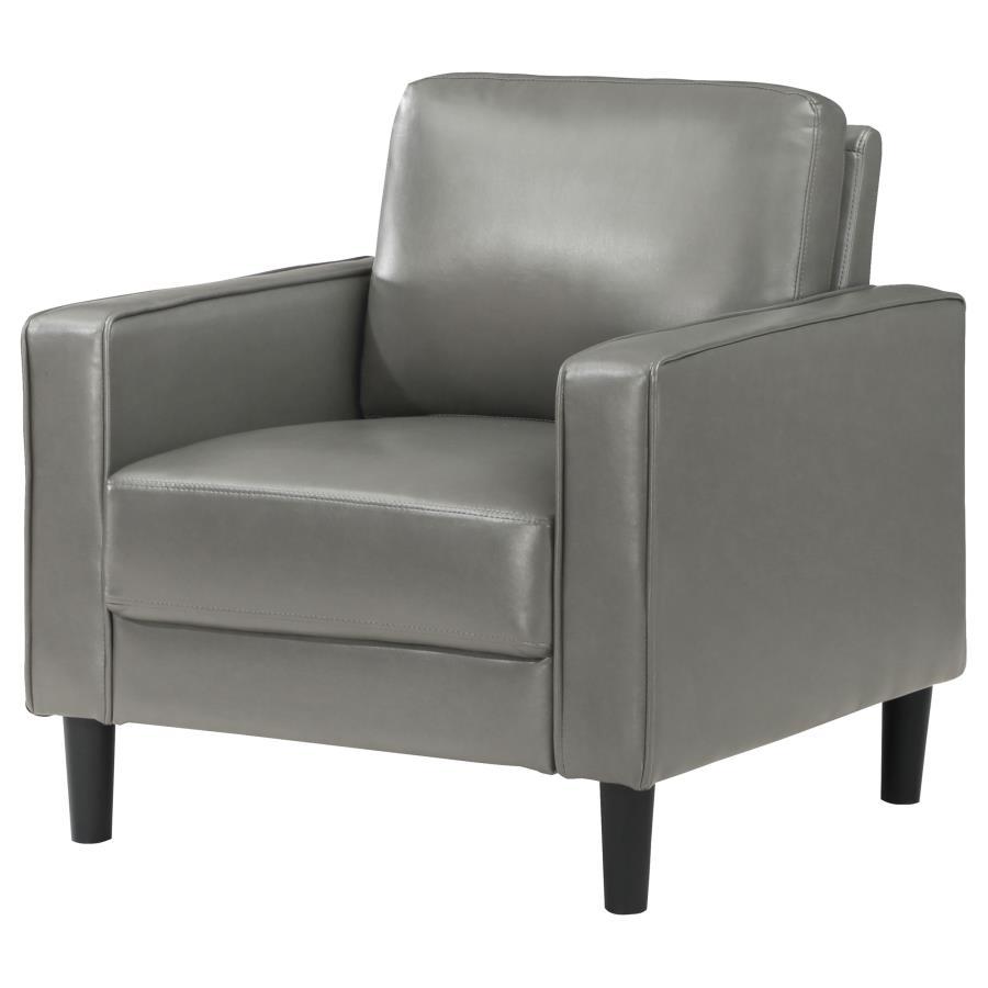 Ruth - Upholstered Track Arm Accent Chair by Coaster Fine Furniture | Bel Furniture