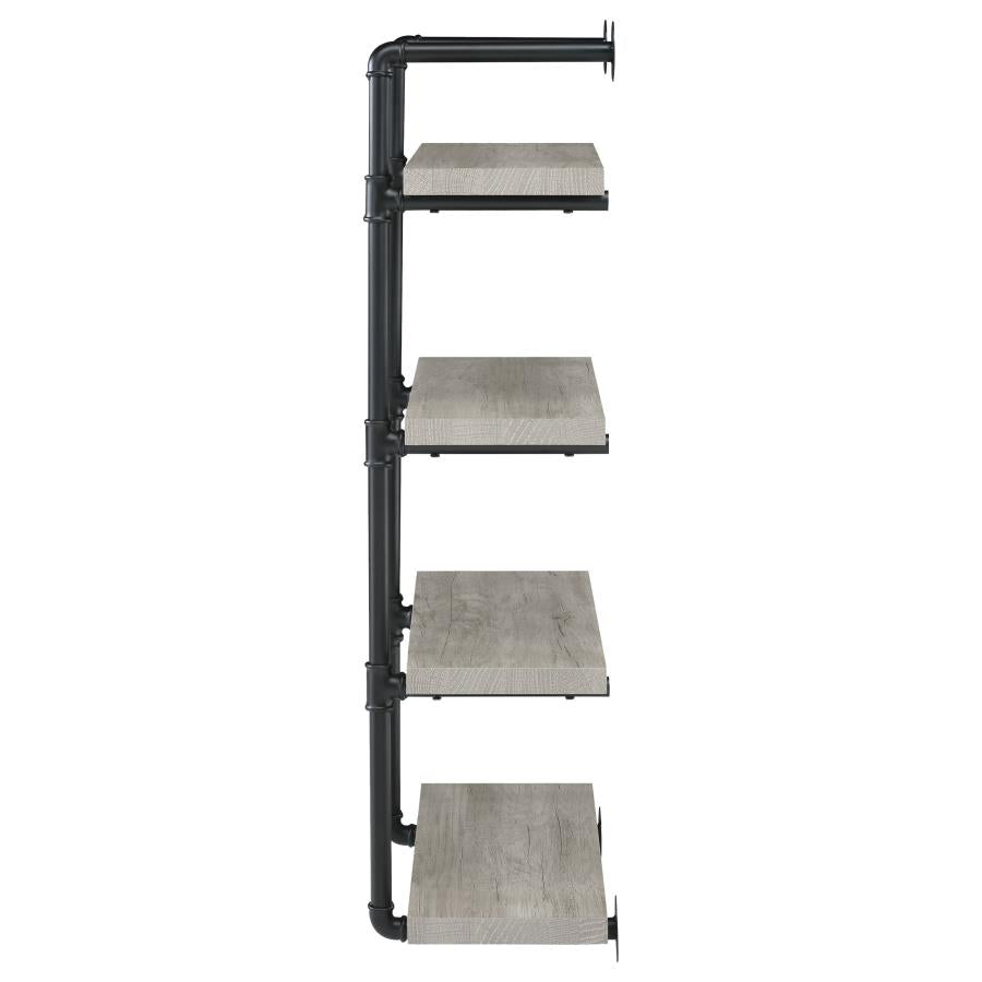 Elmcrest - 4-Shelf Wall Bookshelf