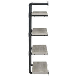 Elmcrest - 4-Shelf Wall Bookshelf