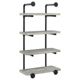 Elmcrest - 4-Shelf Wall Bookshelf