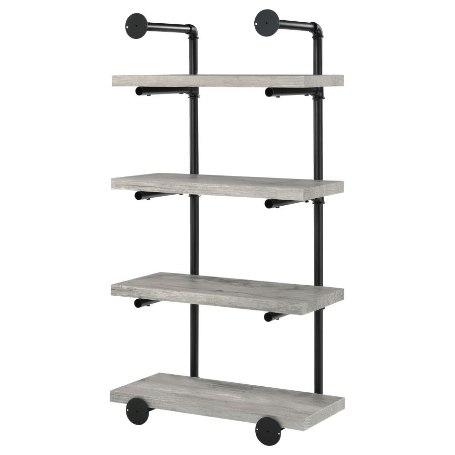 Elmcrest - 4-Shelf Wall Bookshelf