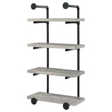 Elmcrest - 4-Shelf Wall Bookshelf