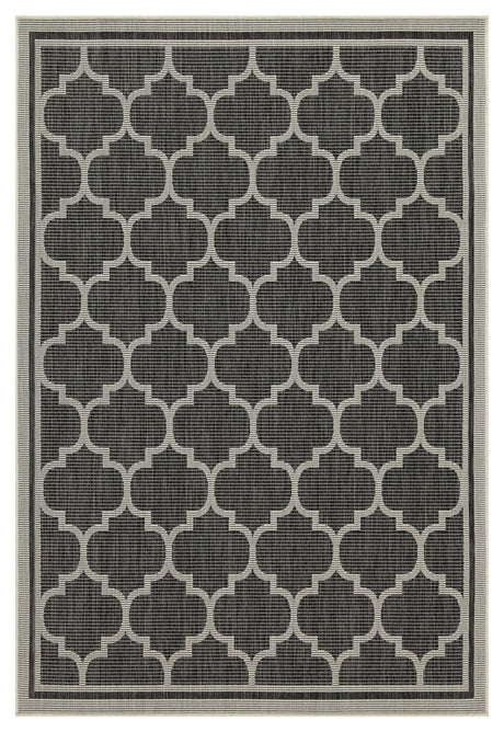 Sunshine - Area Rug Polypropylene Dark Gray 5' x 7' by Icona Home Decor | Bel Furniture