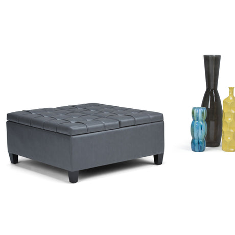 Harrison - Upholstered Coffee Table Storage Ottoman - view 86