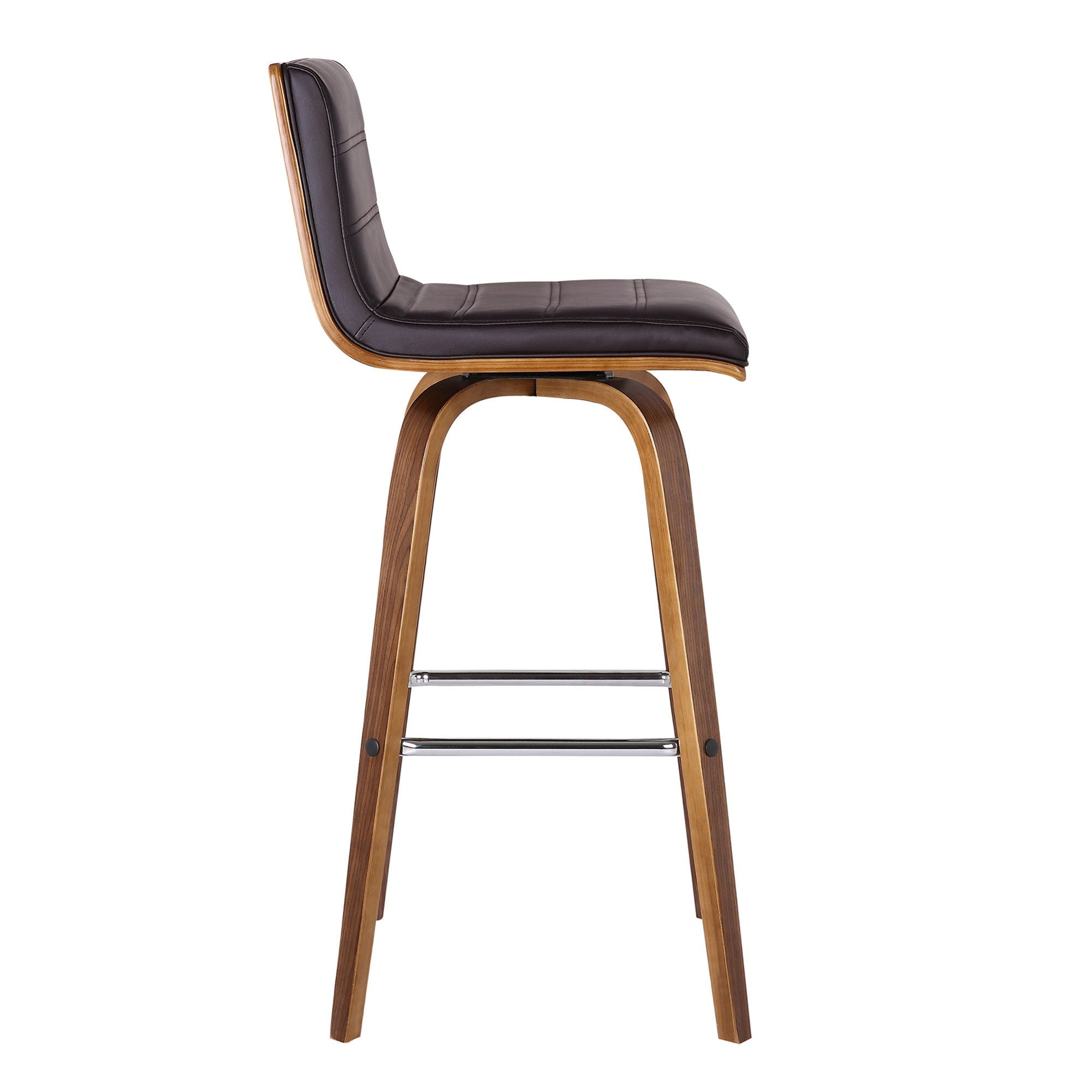 Swivel Low Back Bar Height / Bar Chair - Brown