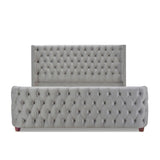 Brooklyn - Tufted Panel Bed Headboard And Footboard Set by Jennifer Taylor Home | Bel Furniture