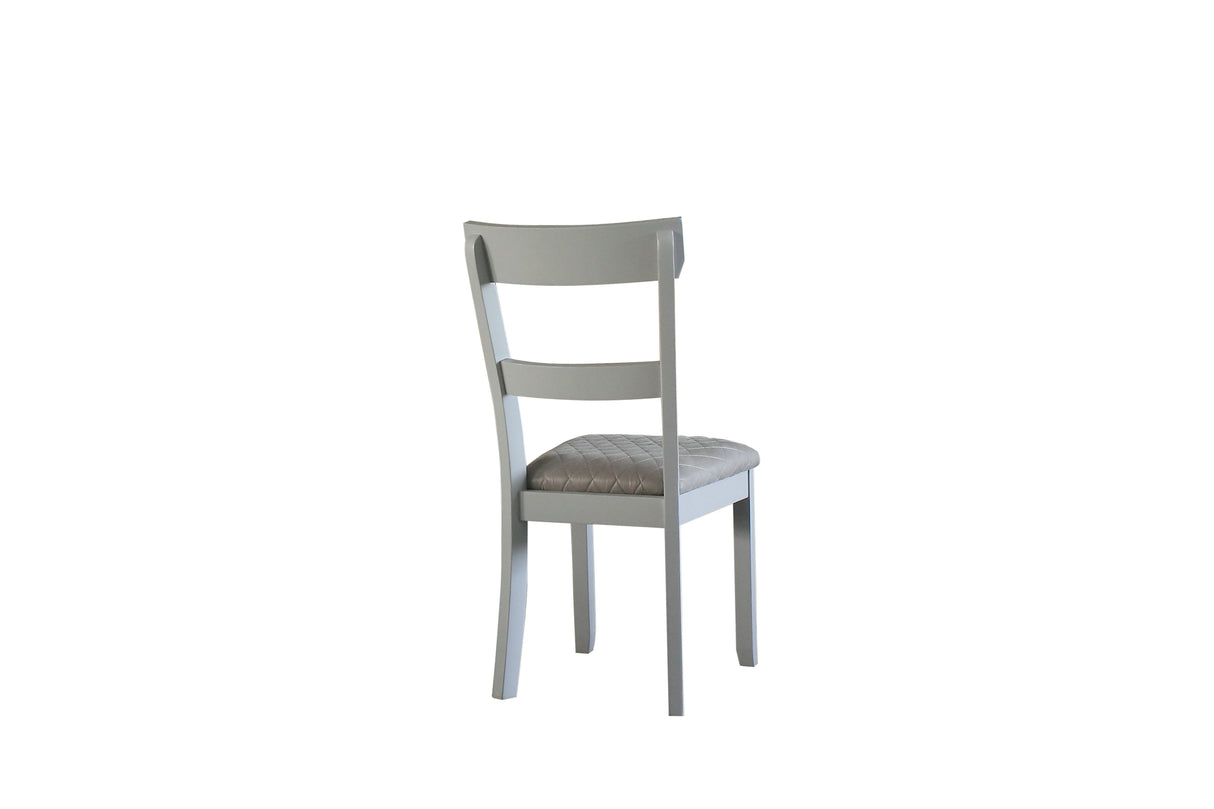 House Marchese - Two Tone Side Chair (Set of 2) - Gray / Pearl Gray by Urban Nest | Bel Furniture
