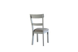 House Marchese - Two Tone Side Chair (Set of 2) - Gray / Pearl Gray by Urban Nest | Bel Furniture