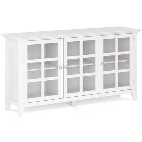Acadian - Wide Storage Cabinet Handcrafted by Simpli-Home | Bel Furniture