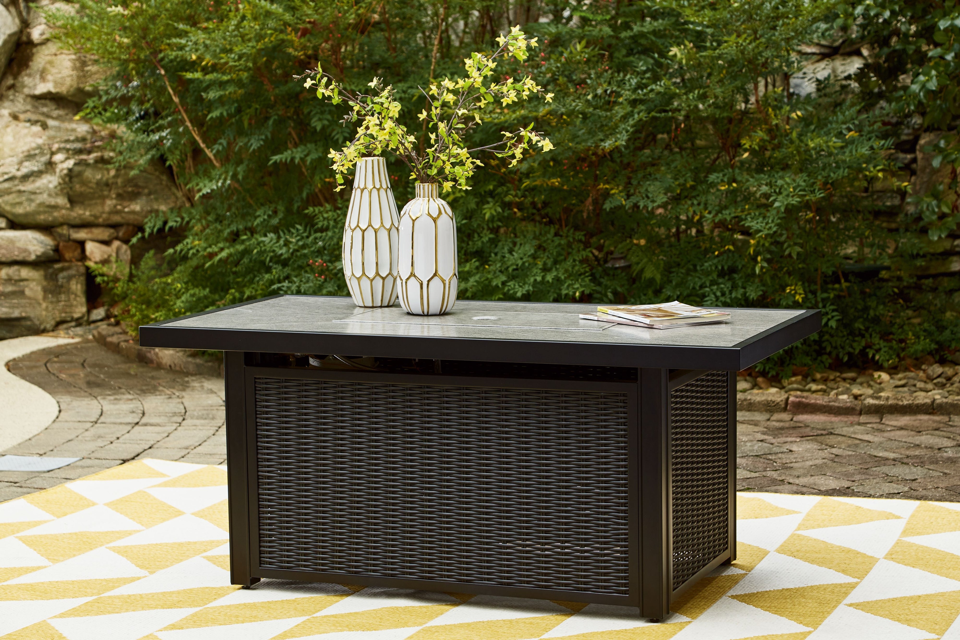 Beachcroft - Rectangular Fire Pit Table